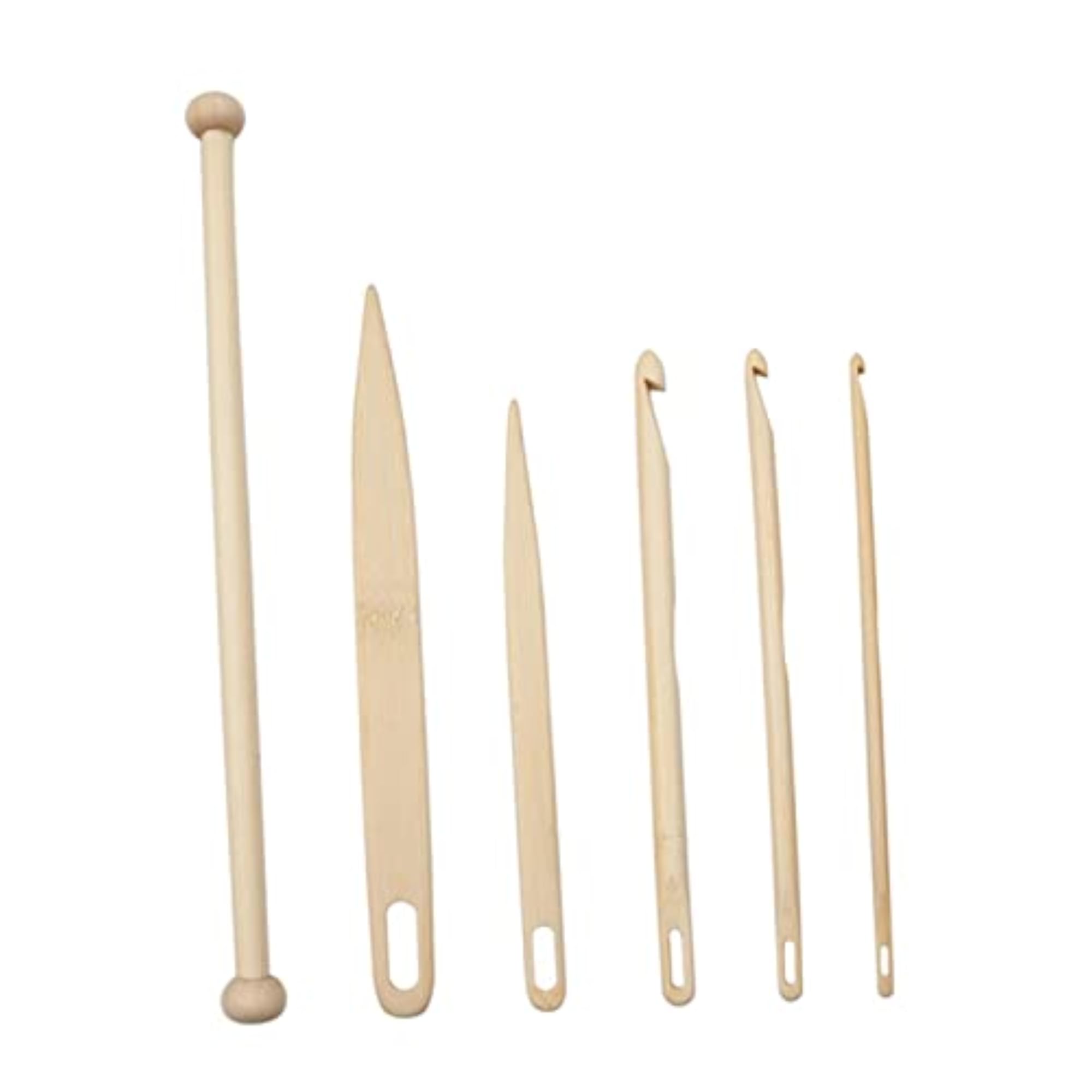 5pcs/6pcs Weaving Tools Knitted Crochet Needle Set for Rug 6 Pieces