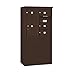 Salsbury Industries 3908D-04ZFP Free Standing Horizontal 4C Mailbox, Bronze
