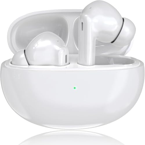 （18:30時点） イヤホン bluetooth ワイヤレスイヤホン BUSAX 2026新型モデル ブルートゥースイヤホン 接続瞬時 Hi-Fi Type-C急速充電 ぶるーとぅーす イヤフォン 小型/軽量 WEB会議/運動/ゲーム/テレワーク/通学/通勤/スポーツ/音楽用iPhone/Android対応 (ホワイト03)