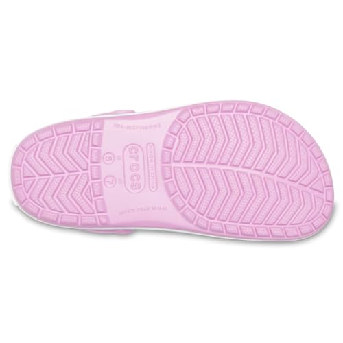 Image of Crocs Unisex-Adult Crocband Clog, Violet /White, 8 Women /6 Men