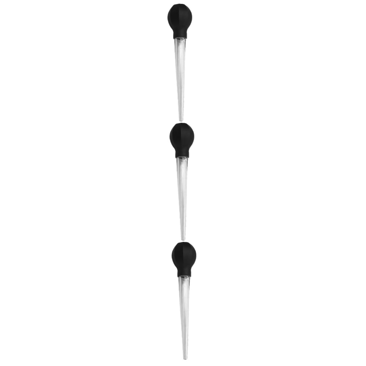 POPETPOP 3pcs Silicone Turkey Baster Turkey Sauce Tube Seasoning Sauce Injector for Cooking