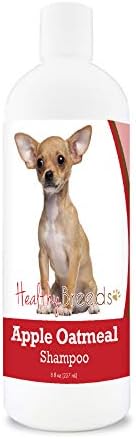 Healthy Breeds Chihuahua Apple Oatmeal Dog Shampoo - All Natural, Tearless & Hypoallergenic Cleanser & Conditioner - Best for Dry, Itchy or Irritated Skin - 8 oz