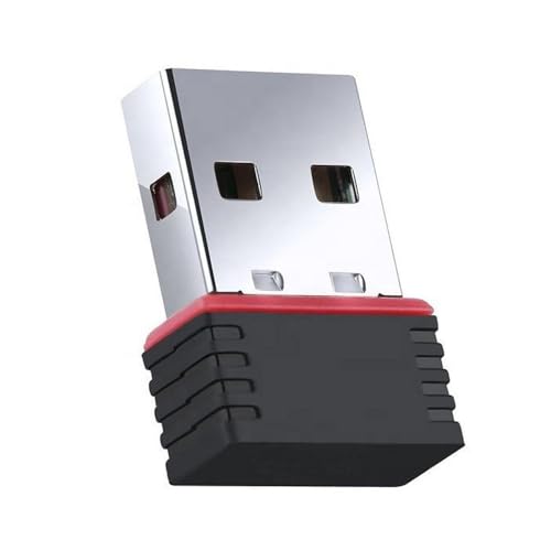 FROYUIO 2-Pack Mini USB Wi-Fi Adapter 150Mbps 802.11n 2.4GHz Wireless Network Card - Plug & Play No Driver Needed for Windows/Mac/Linux - 2dBi High Gain Antenna for Desktop/Laptop/PC