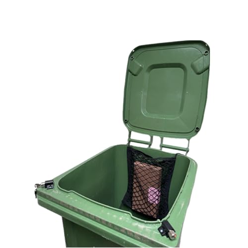 Wheelie Bin Lid Lock, One-Way Locking System, Fits Any Wheelie Bin