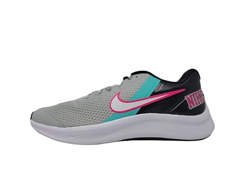 Nike Unisex-Child Star Runner 3 (TDV) Sneaker, Grey Fog/White-Black, 6.5 M US