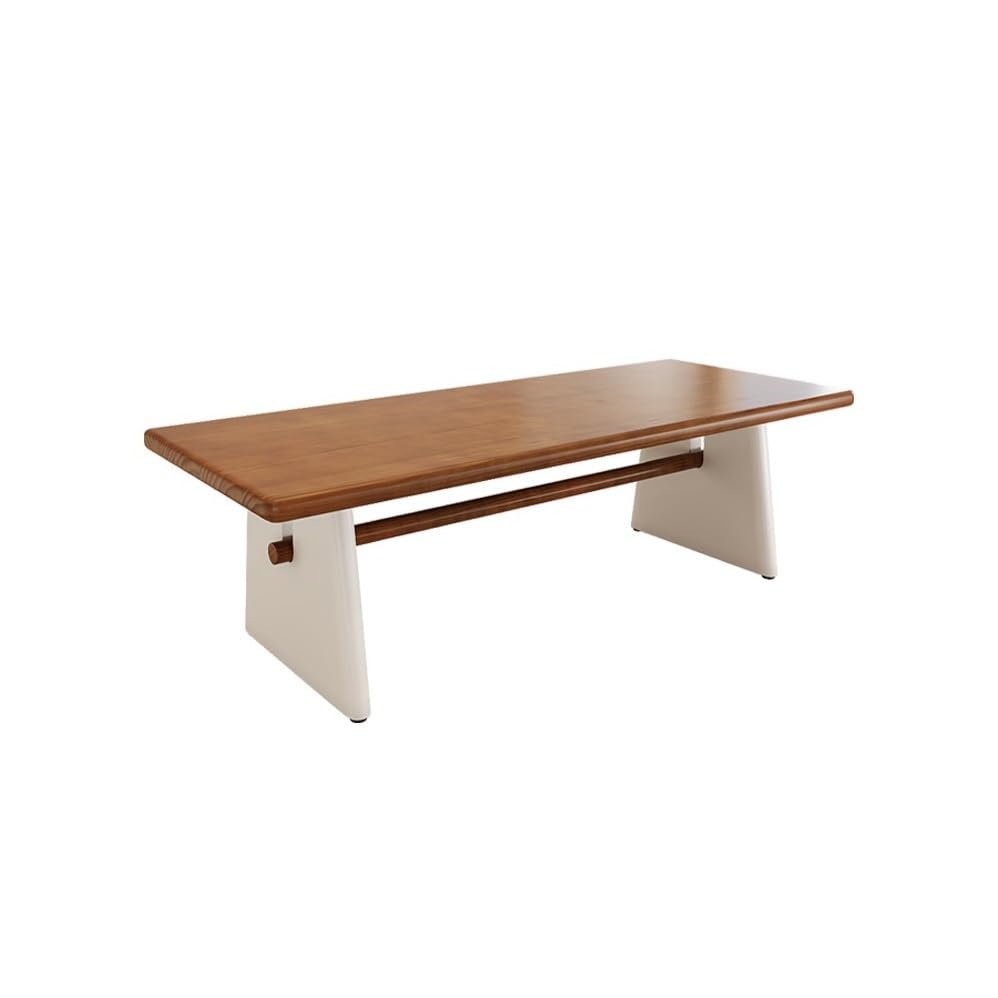 ENGENDER Mesas De Cocina Mesa de Comedor de Madera Maciza for Uso doméstico pequeño, Estilo WABI-sabi, Rectangular, for casa de Familia. Comedor(120cm)