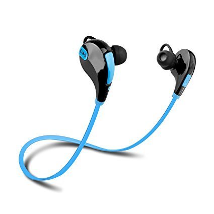 Captcha Qs-811 Bluetooth Headphones With Mic for All Devices (Blue)