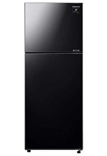 Image of Samsung 394 L 2 Star Inverter Frost-Free Double Door Refrigerator Appliance (RT39T50382C /TL, Black, 2022 Model)