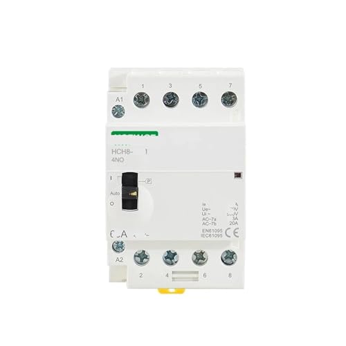 Contacteur modulaire de commande manuelle HCH8-63M 4P 63A 230V pour tableau
