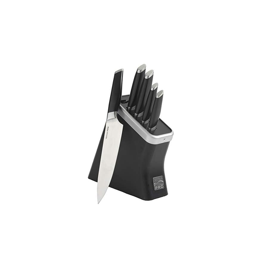 Kenmore-Pro-Truman-Stainless-Steel-Knife-Block-Set-6-Piece-Black Kenmore Pro Truman Stainless Steel Knife Block Set, 6-Piece, Black
