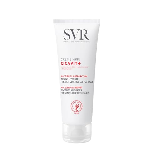 SVR – CICAVIT+ Crema HPPI – Crema riparatrice lenitiva anti-marchi, ripara, lenisce e previene i segni, per pelli irritate e indebolite – 94% ingredienti di origine naturale – 40 ml