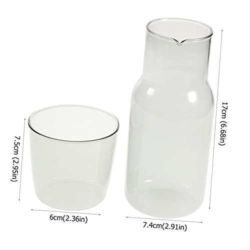 Vaso de vidrio moderno para bebida 1 ml marca VINTORKY miniatura 2