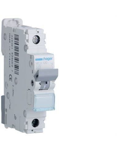 Disjoncteur MCA 1P 20A Courbe C pour tableau électrique domestique