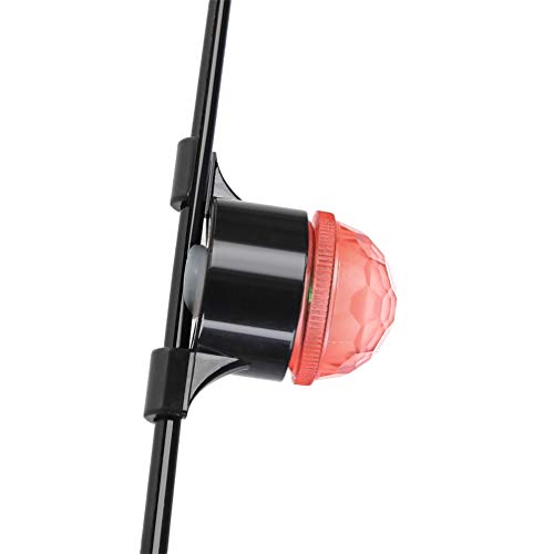 Alarme de batida CLISPEED LED de pesca noturna com alerta de batida para vara de pesca ao ar livre (