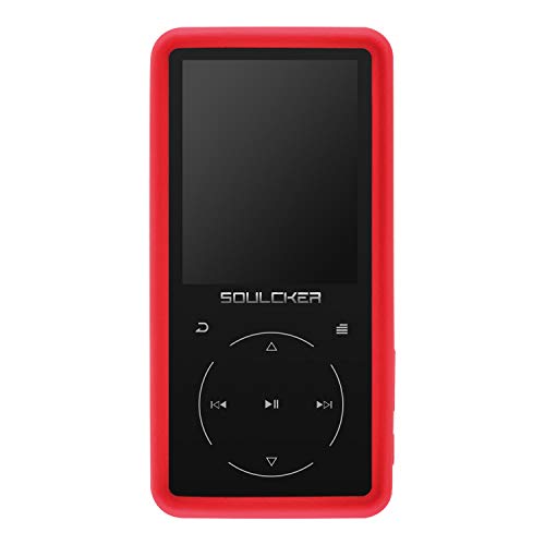 Fromsky Case for Soulcker D16 MP3 Player, Silicone Protective Cover Case with Tempered