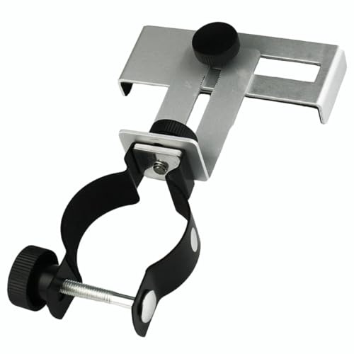 Soporte de móvil para microscopio en metal resistente con ajuste rotativo 360