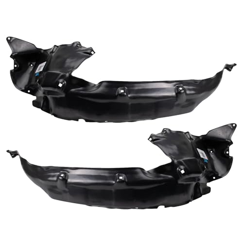 Image of TRQ Front Inner Fender Liner Set Compatible with 2001-2004 Toyota Sequoia 2004-2006 Tundra TO1248127 TO1249127