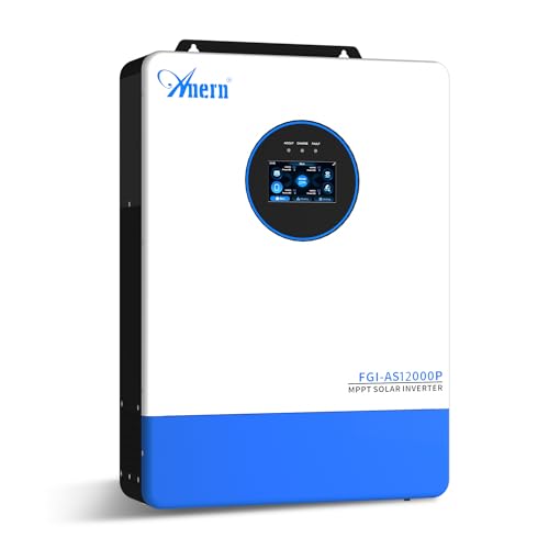 Image of Anern 12000W Hybrid Solar Inverter 48V to 120V/240V Split Phase All in One