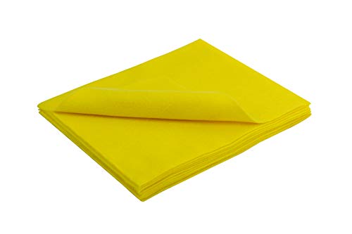 Feuilles en feutre jaune DIY pour créer vos décorations de Pâques