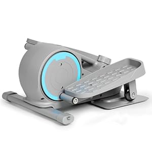 Machine elliptique sous la table, grand volant d&rsquo;inertie magnétique lourd, réglage de la résistance à 8 vitesses, poids de 120 kg, pour exercice des jambes