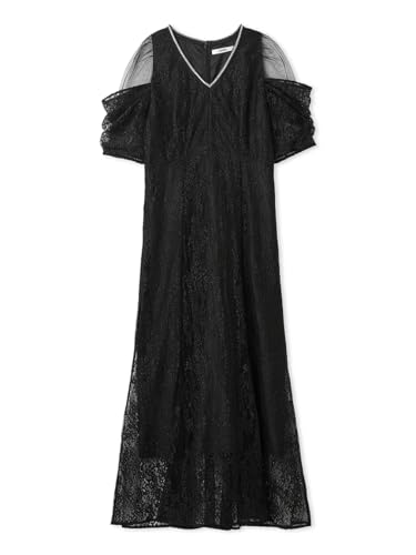 [スナイデル] ラメブレードVネックレースドレス SWFO261326 レディース BLK 1