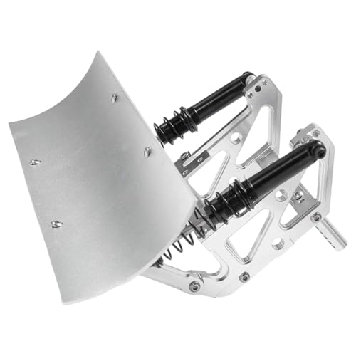 JISADER 1/10 RC Crawler Schneepflug aus Aluminium, Zubehör für RC-Autos, Schneeräumgerät für SCX10