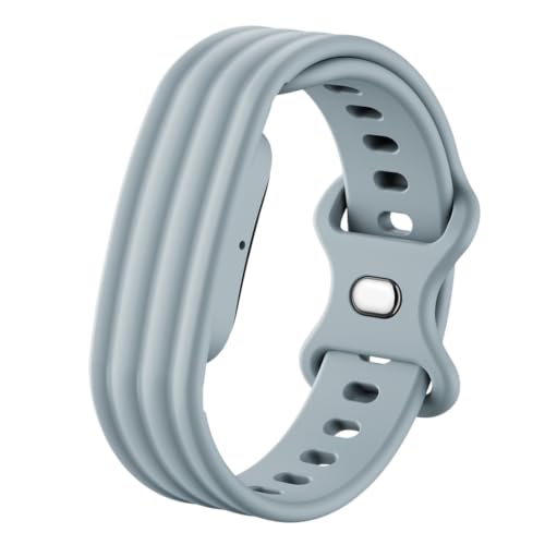 Image of Soft Silicone Strap Compatible with Google Fitbit Air, Sport Replacement Band, Adjustable Breathable Wristband for Workout, Running & Daily Wear