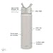 Simple Modern Water Bottle with Straw Lid Vacuum Insulated Stainless Steel Metal Cup Bottles | Reusable Leak Proof BPA-Free Flask for Gym, Travel, Sports | Summit Collection | 22oz, Almond Birch