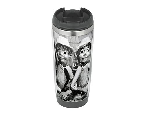Bill and Ben The Flower Pot Men - Travel Mug, Thermal Insulated Cup for Hot and Cold Beverages Drinks