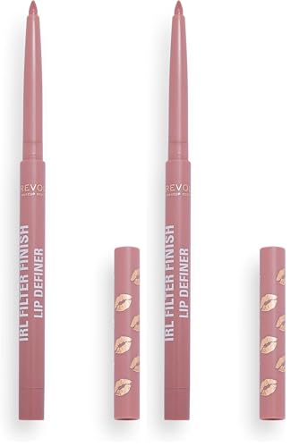 Image of Makeup Revolution IRL Filter Finish Lip Liner Definer Chai Nude (Natural) (Pack of 2)