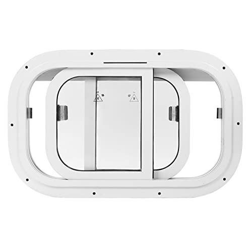Schiffsfenster, Marine-Schiebefenster Robuster Rahmen Wasserdicht für Boot (Mit 80 mm festem Rahmen)