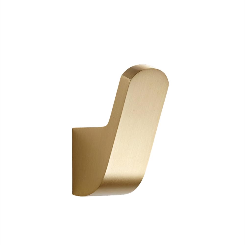 Messing-Lagerhaken, Badezimmer, Innenbereich, Küche, Flur, Wandkleiderhaken, Wandaufhängung, Reihenhaken, nordischer Stil, Gold