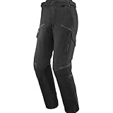 Noir Ixon Midgard Pantalon Textile de Moto imperméable (Black,XXL)