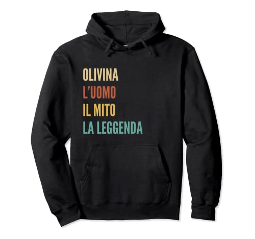 Funny Italian First Name Design - Olivina Sudadera con Capucha
