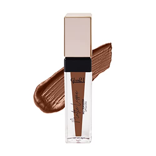 Image of Glam21 Matte Lippie No Transfer Lip Gloss | Lightweight and comfortable| Creamy Matte Formula - 4 gm | Fire N Ice-09