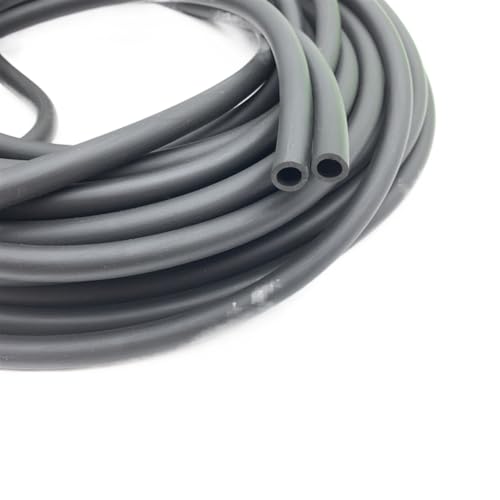 flexiable rubber NBR Rubber Hose Oil Resistant Rubber Pipe ID 2mm 3mm 4mm 19mm Rubber Flexible Pipes Oil Hose Nitrile Pipe Hose 1 Meter drain elastic (Size : 1Meter, Color : OD 6xID 3mm)