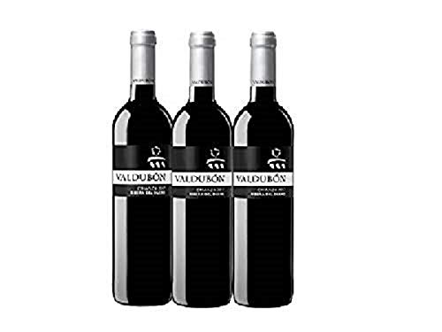 Valdubón Crianza - Vino Tinto Ribera del Duero -750 ml - Pack de 3 botellas - 2250 ml