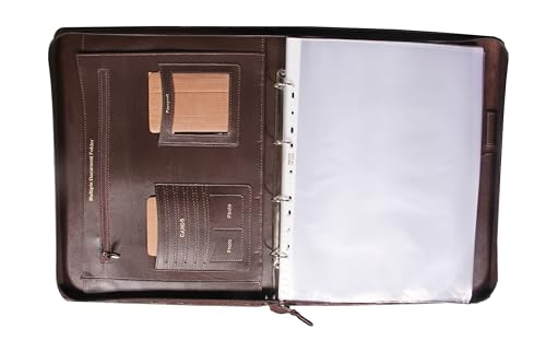Image of Sukeshcraft Pu Multiuse 25 File Sleeve for Documents, Certificates, Fixed Deposit Receipt, Portfolio B4 Size Documents Holder for Sports, Office, Home, School
