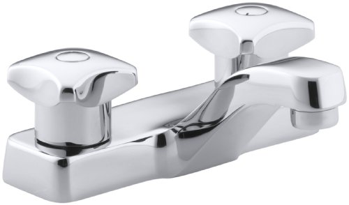 KOHLER K-7404-2A-CP Triton Centerset Lavatory Faucet, Polished Chrome