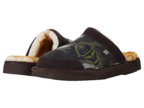 Image of ARIAT Men's 2842 Silversmith Outdoor Indoor Western Suede Foam Cushioned Square Toe Slipper