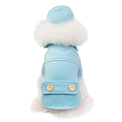 Abrigo para Perro Tangpan de Lana Azul XL miniatura 3
