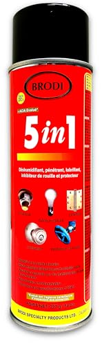 MaxGuard 5-in-1 Industrial Lubricant Spray, Moisture Displacer, Deep Penetrant, Rust Blocker, Long Lasting Lubricant, Safe for Live Circuits, Tools & Machinery