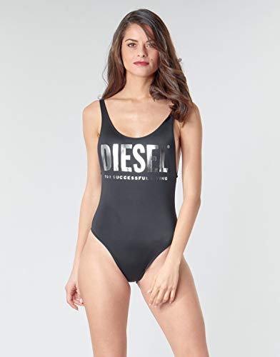 Diesel Bfsw-lia, nuoto Donna, Nero (Black