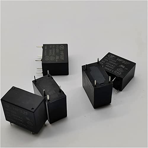 Relé HF32F-012-HS3-5A placa circuito impreso y módulo de bricolaje electrónico 4 pin 5 unidades 4