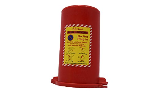 Image of Plastic Universal Multi Device Lockout Ak-Uel-91A, 3.4 X 6 inch, Pack Of 1, Red