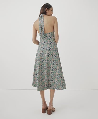 Image of Pact Organic Cotton Women's Fit & Flare Halter Dress
