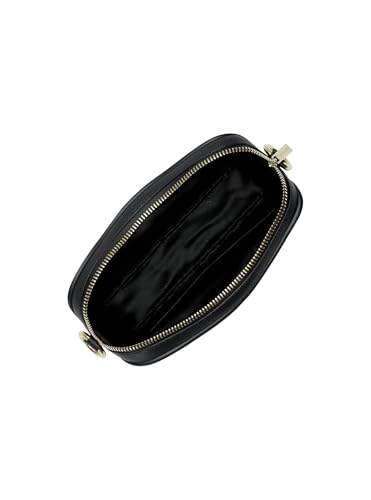 Sac luxe Michael Kors Jet Set en cuir grainé noir finitions métalliques