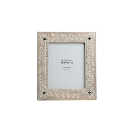 Cadre photo marron bois de manguier pour décorer votre salon chaleureux