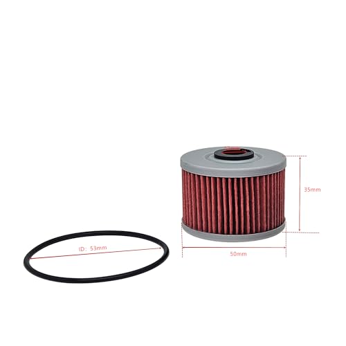 Image of 2 Universal 112 Oil Filter Compatible with Kawasaki KLX 110 110L 125 140 150 230 250 300 450 Z125 Z250 KL250 KSR110 BX250 Polaris Outlaw Predator 500 Suzuki DR-Z110