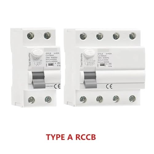 Disjoncteur différentiel GYL9 Type A 2P 63A 100mA pour la protection électromagnétique